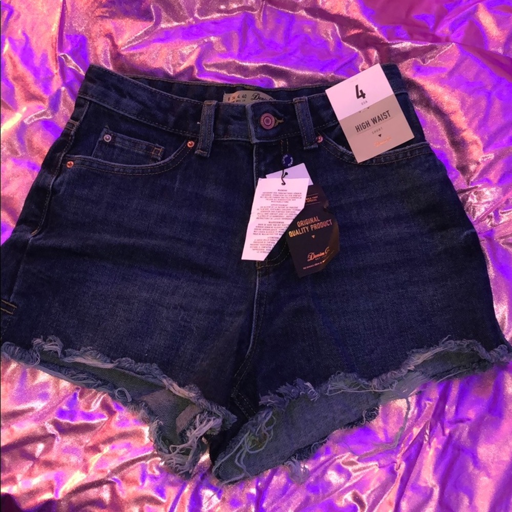 Brand new denim shorts
